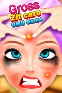 Gross Zit Care - OMG Game Screen Shot 0