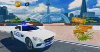 Gerçek Mercedes Polis Araba Oyunu Simülatörü 2021 Screen Shot 0