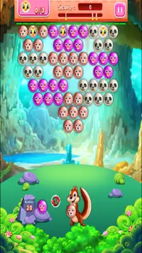 Bubble Shooter Squirrel Ball - A Great Fox Puzzle Screen Shot 2