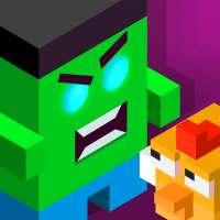 Zombie Puzzle: Save the Chicks. Zombie Catchers!