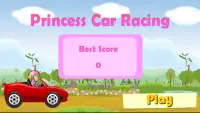 Princess Car Racing Screen Shot 0