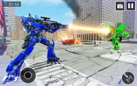 Trò chơi Robot đại Chiến và Xe ô tô Cảnh sát 2021 Screen Shot 6