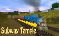 Subway Temple Train Rush Game Screen Shot 1