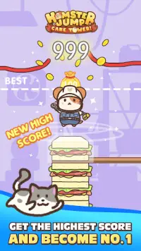 Hamster Jump: Cake Tower! Screen Shot 22