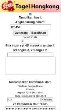 Togel Hongkong Screen Shot 3