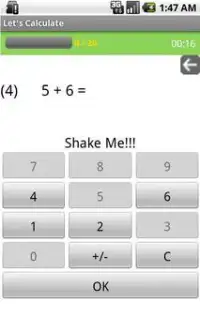 चलो की गणना (Math games) Screen Shot 2