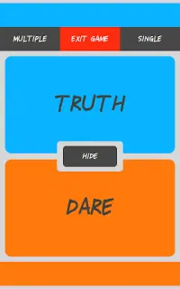 Truth or Dare Game - Kids Screen Shot 1