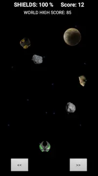 Asteroid Field - An Endless Dodger Game Screen Shot 1