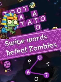 Words vs Zombies - fun word puzzle game Screen Shot 7