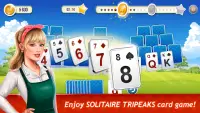 Solitaire TriPeaks Rose Garden - free card game Screen Shot 0