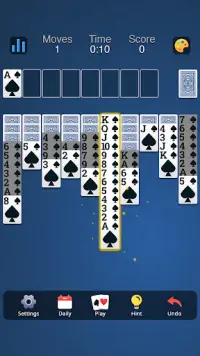 Spider Solitaire: Card Game Screen Shot 2