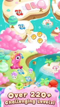 Jelly Paradise: Match & Serve Screen Shot 12