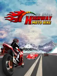 Велосипед Highway Moto Bike 3D Rider Screen Shot 5
