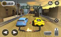carros em cadeia corrida 3D - deriva de velocidade Screen Shot 1
