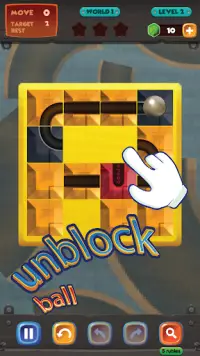 unblock u ball : side way out puzzle Screen Shot 2