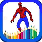 superhéroes juegos páginas colorear para niños