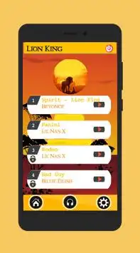 Lion King Piano Tiles Screen Shot 0