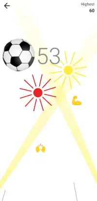 Messenger Football Soccer Game Tap Ball Juggle Tap Screen Shot 3
