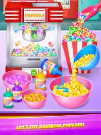 Popcorn Maker - Yummy Rainbow Popcorn Food Screen Shot 2