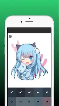 Anime Pixel Art Screen Shot 2