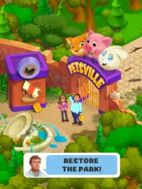 Petsville: Renovate the Zoo & Play Match 3 Games Screen Shot 6