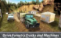 Logging Truck Simulator 3: Forestal mundial Screen Shot 1