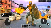 super wira ninja penembak game :  jenayah samseng Screen Shot 1