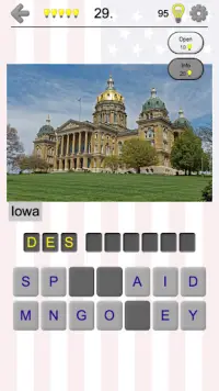US Cities and State Capitol Buildings Quiz Screen Shot 4