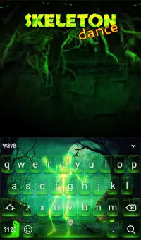 Skeleton Dance 4 Keyboard   Live Wallpaper Screen Shot 1