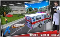 Real Ambulance Rescue Driving Screen Shot 1