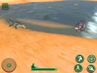 Crocodile Hunting Simulator - Wild Animal Attack Screen Shot 2