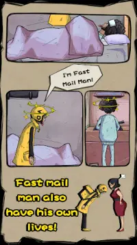 Fast Mail Man  - Funny Escape The Room Games Screen Shot 0