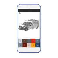 Pixel Art: Cars Color by Numbers Screen Shot 3