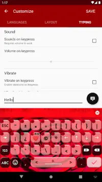 Red Rose Emoji Keyboard Screen Shot 3