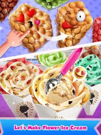 Flower Ice Cream - Trendy Frozen Food Screen Shot 1