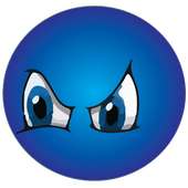 Angry Ball Blue