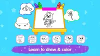 Kids Drawing Games: Animal Coloring Pages Book🐱 Screen Shot 0