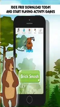 bear games for kids free Screen Shot 0