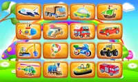 Cars and vehicles puzzle Screen Shot 0