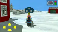Snowmobile Cross VR Screen Shot 6