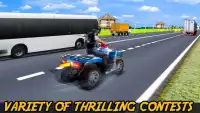 चरम ट्रैक्टर बाइकर रेस: राजमार्ग बहती 3 डी गेम Screen Shot 4