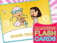 Kids Manners Flash Cards Screen Shot 9