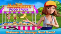 النقانق والشواء شاحنة الغذاء: مطبخ لعبة الطبخ Screen Shot 8