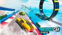 Muscle Car Stunts: Car Racing Screen Shot 1