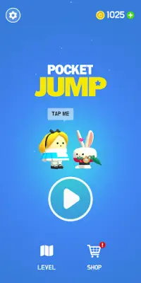 포켓 점프 : 캐쥬얼 점프 게임 Screen Shot 14
