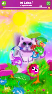 Sweet Kitty Fairy Clicker - Holiday Fun For Kids Screen Shot 2