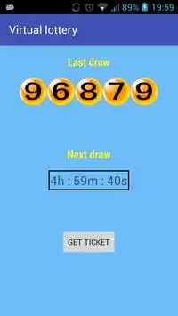 Virtual Lottery Screen Shot 0