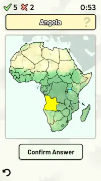 Countries of Africa Quiz - Maps, Capitals, Flags Screen Shot 0
