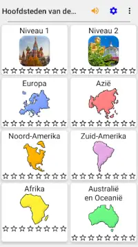 Hoofdsteden van alle landen in de wereld - Quiz Screen Shot 2