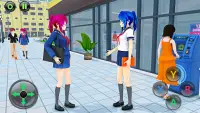 Game Sekolah Anime - Sekolah Menengah Sakura Screen Shot 0